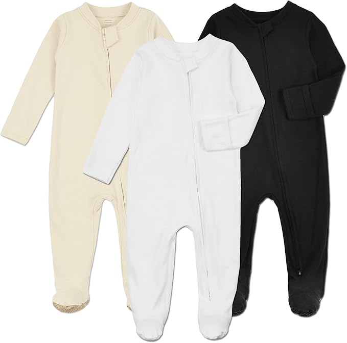 Baby Pyjama met Voeten en Wanten - Set van 3 voor Extra Warmte