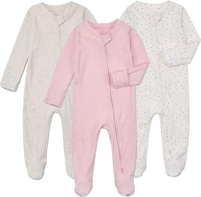 Baby Pyjama met Voeten en Wanten - Set van 3 voor Extra Warmte