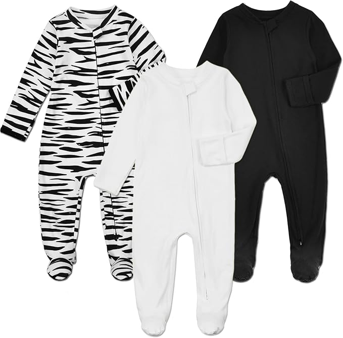 Baby Pyjama met Voeten en Wanten - Set van 3 voor Extra Warmte