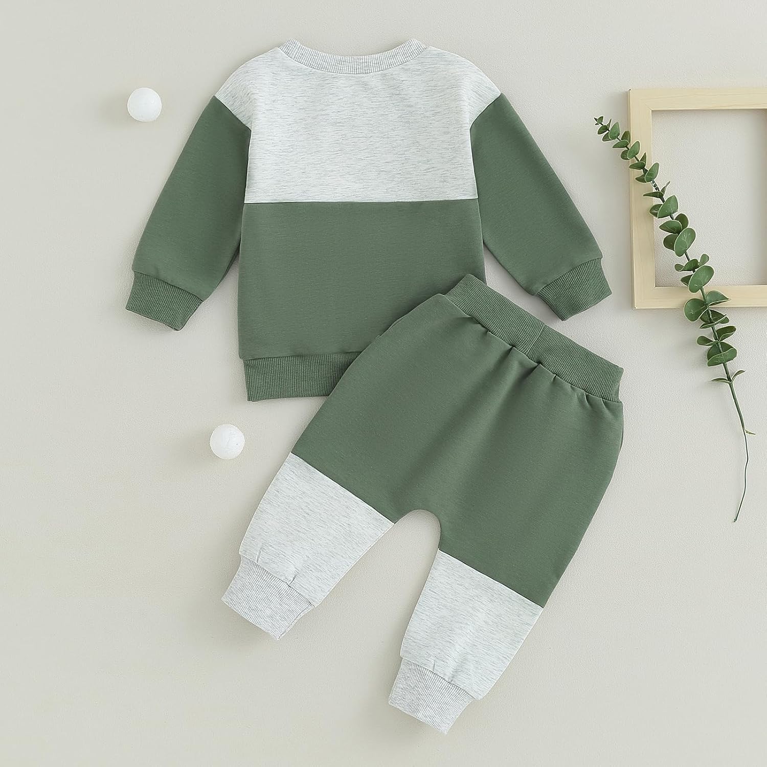 Baby Jogger Set Winter - Contrast Sweatshirt en Broek voor Comfort in de Koude