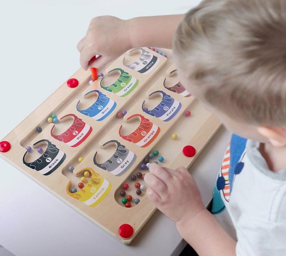 Montessori color &amp; number puzzle