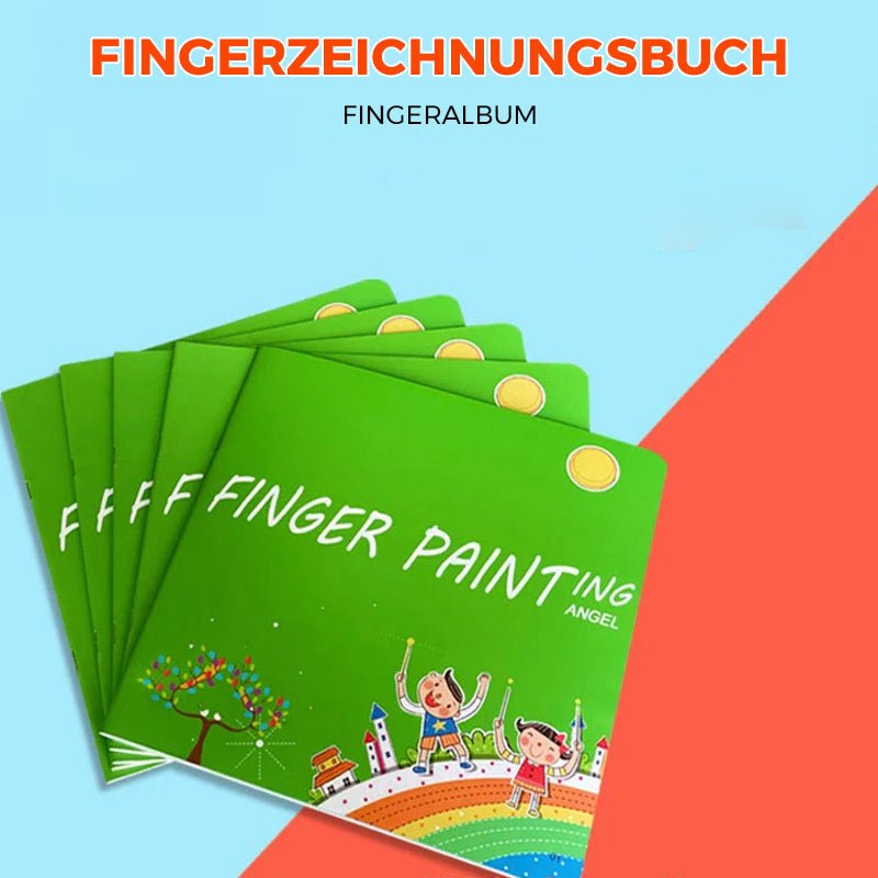 Montessori Finger Painting Set | Promote motor skills &amp; creativity + book